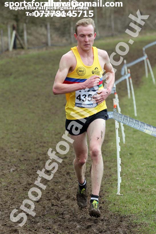 Senior men, 2020 British Athletics Inter Counties Cross Country Champs., Prestwold Hall, Loughborough. Photo: David T. Hewitson/Sports for All Pics